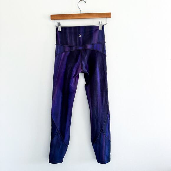 Lululemon In Movement Tight 25" Brushed Lunar Purple Intergalactic 4 $108 - Picture 4 of 8
